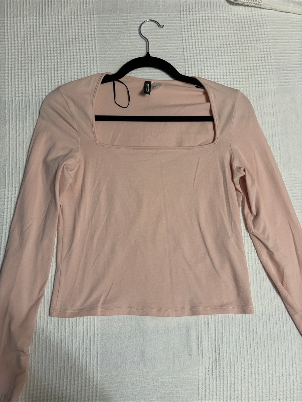 H&M Long-Sleeve Square Neck Top